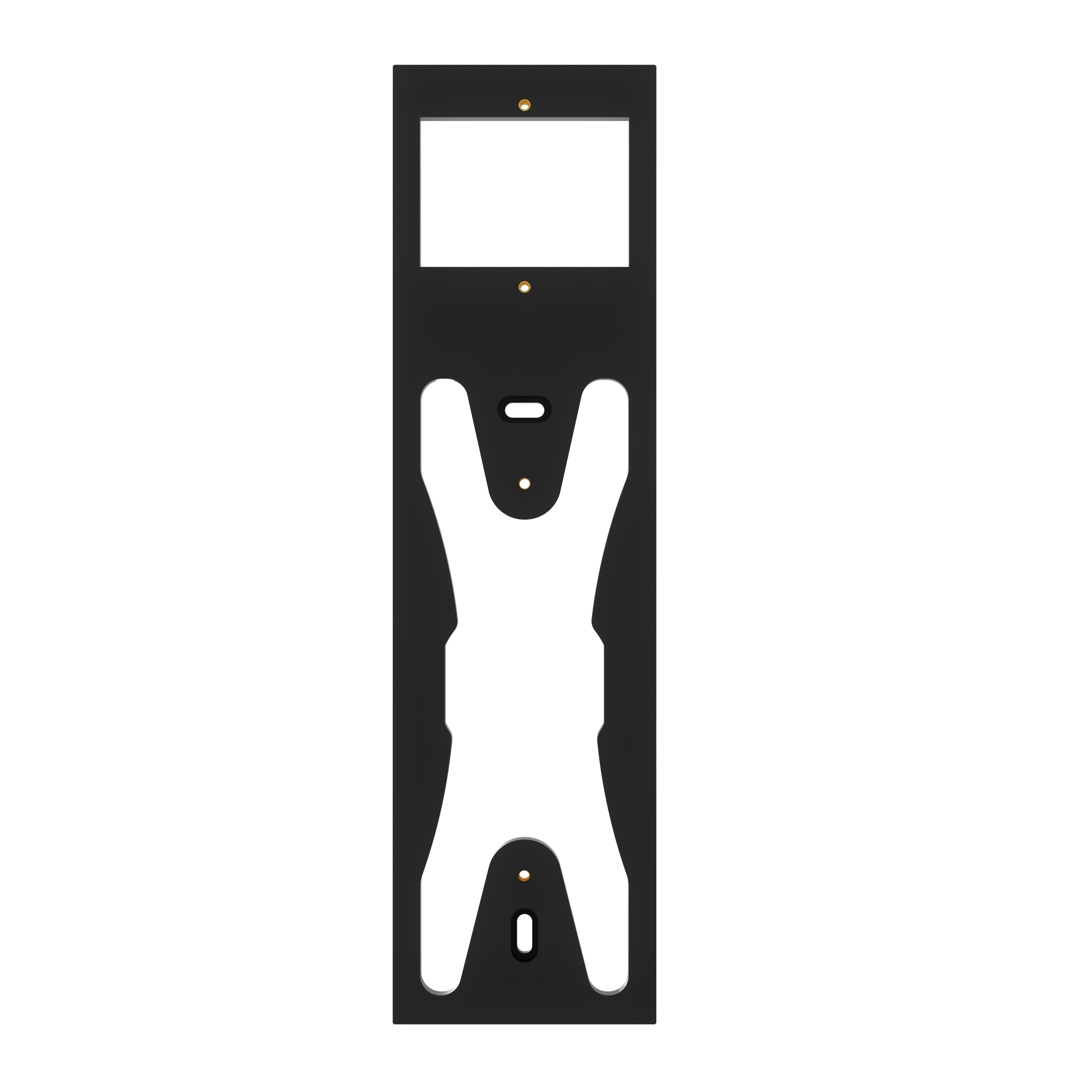Aufputzrahmen für DoorLine Slim in Kombination mit einer DoorLine Cam