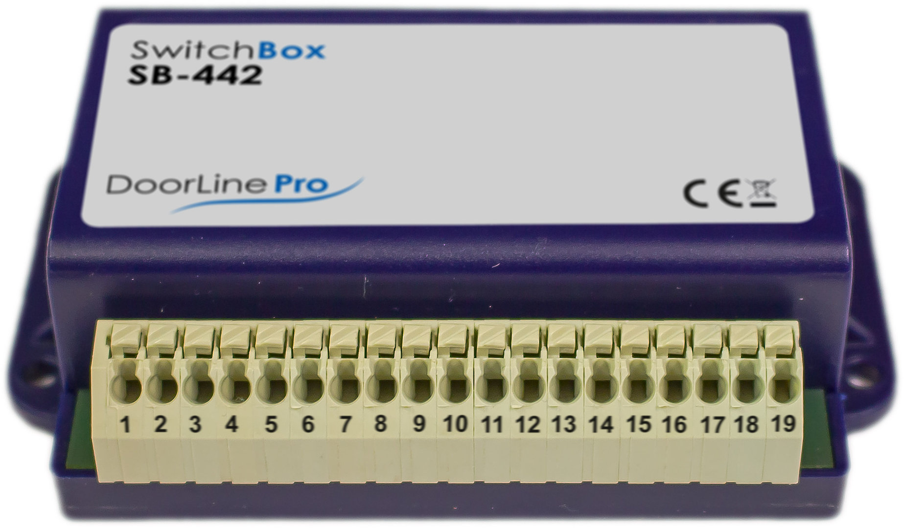 SwitchBox 442 |Zusatzmodul für DoorLine Pro Exclusive|Slim|Slim DECT|3 manipulationssichere Schaltkontakte|Anschlussmöglichkeit an bis zu 4 Router